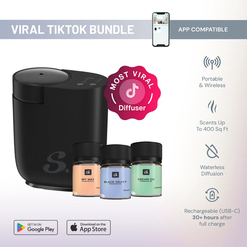 Hotel Collection | Loft Portable Scent Diffuser Bundle - Product : Hotel Collection x Scenting Black MoodPlus + Discovery Set